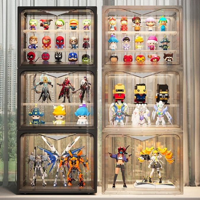 フィギュアケース 大型 階段式組み立て透明コレクションケース