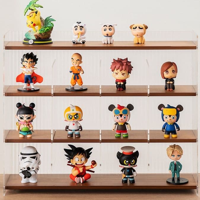 フィギュアケース 小型 整然コレクション 四段式フィギュア棚