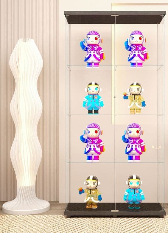 フィギュアケース 大型 防爆強化ガラス クリアコレクションケース