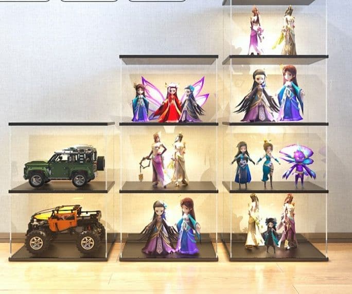 フィギュアケース 大型 高級透明コレクションケース 多層式