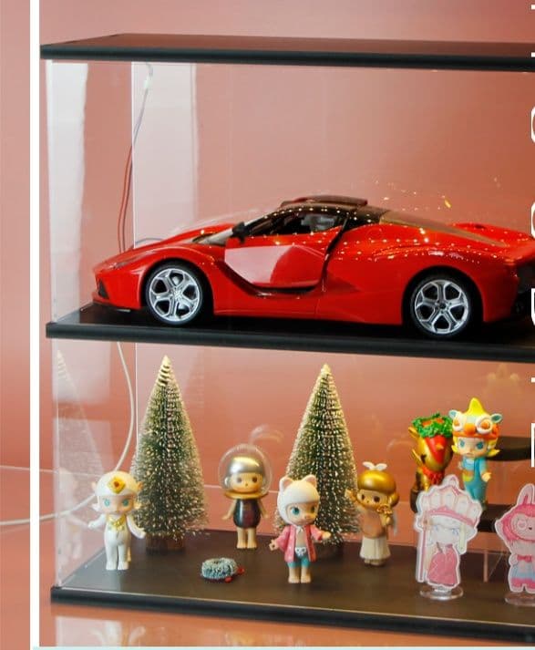 フィギュアケース 大型 高級透明コレクションケース 多層式