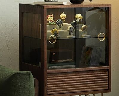 フィギュアケース 大型 レトロモダン ガラスディスプレイケース