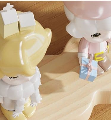 フィギュアケース 小型 段差式木製フィギュア飾り棚