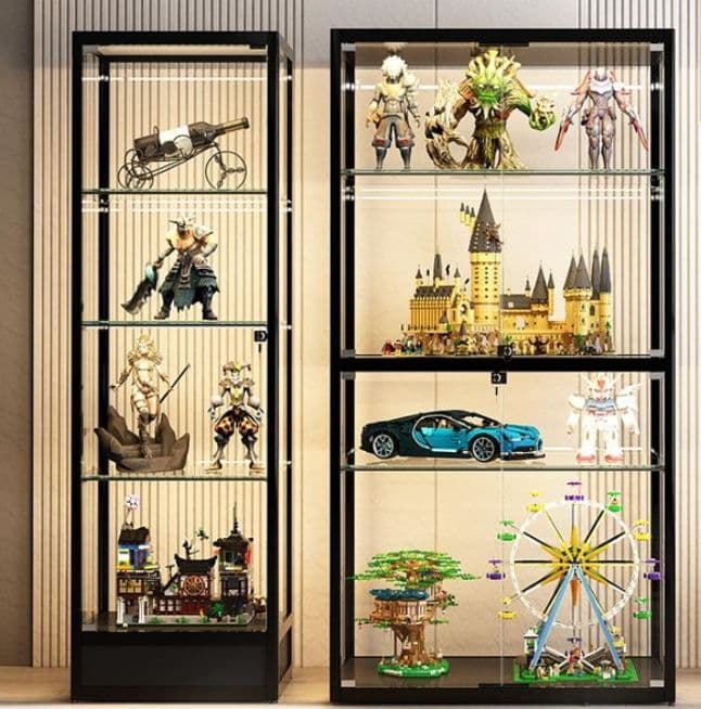 フィギュアケース 大型 コレクションを彩る高級感のある大型展示棚