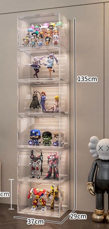 フィギュアケース 大型 積み重ね式透明コレクションケース