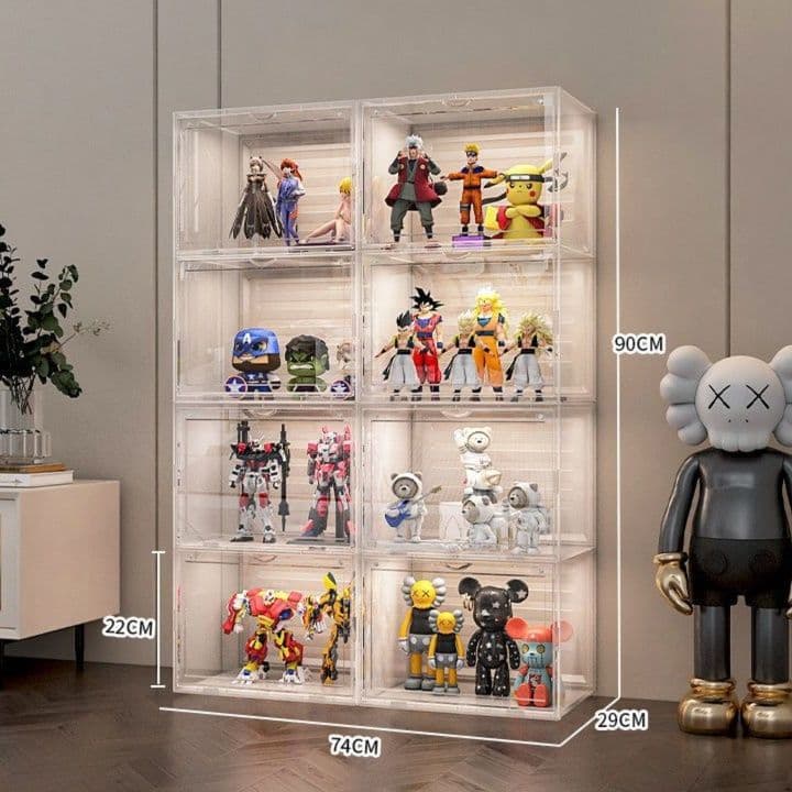 フィギュアケース 大型 積み重ね式透明コレクションケース