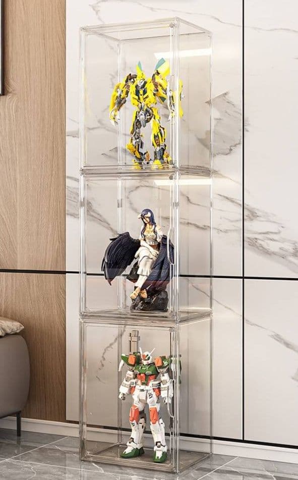 フィギュアケース 大型 積み重ね自在コレクション展示棚