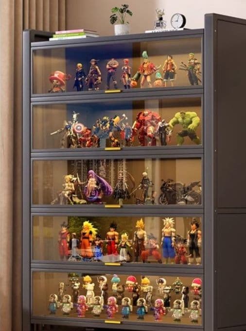 フィギュア　コレクション　ケース　棚 Amazon.co.jp: Youabubu フィギュアケース 棚 アクリル 6個セット