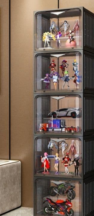 フィギュアケース 大型 階段式組み立て透明コレクションケース