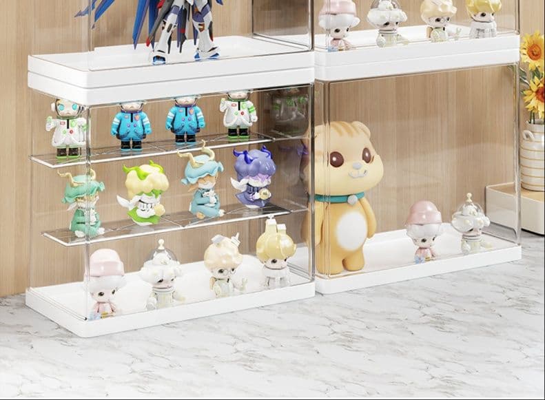 フィギュアケース 大型 多段式ワンタッチ収納フィギュアケース