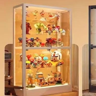 フィギュアケース 高級大型ガラスコレクションケース