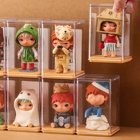 フィギュアケース 透明ポップアップコレクションボックス