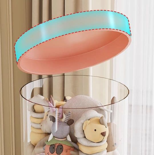 フィギュアケース 円柱型コレクションタワー