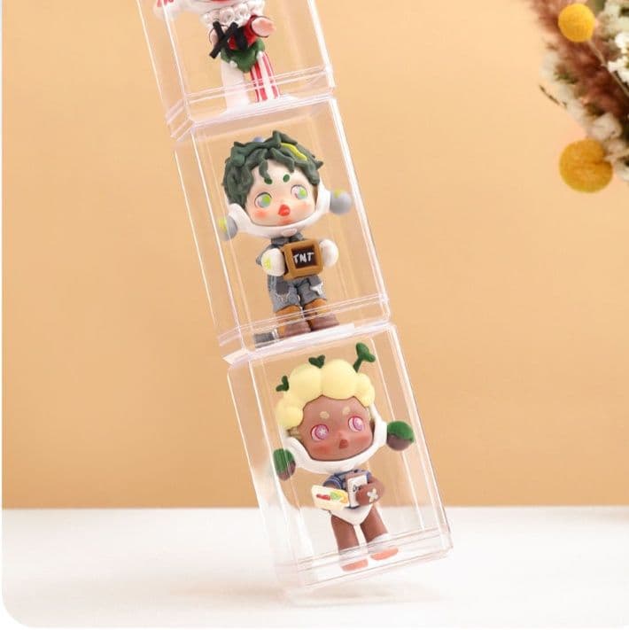 フィギュアケース 積み重ね透明ミニフィギュアケース
