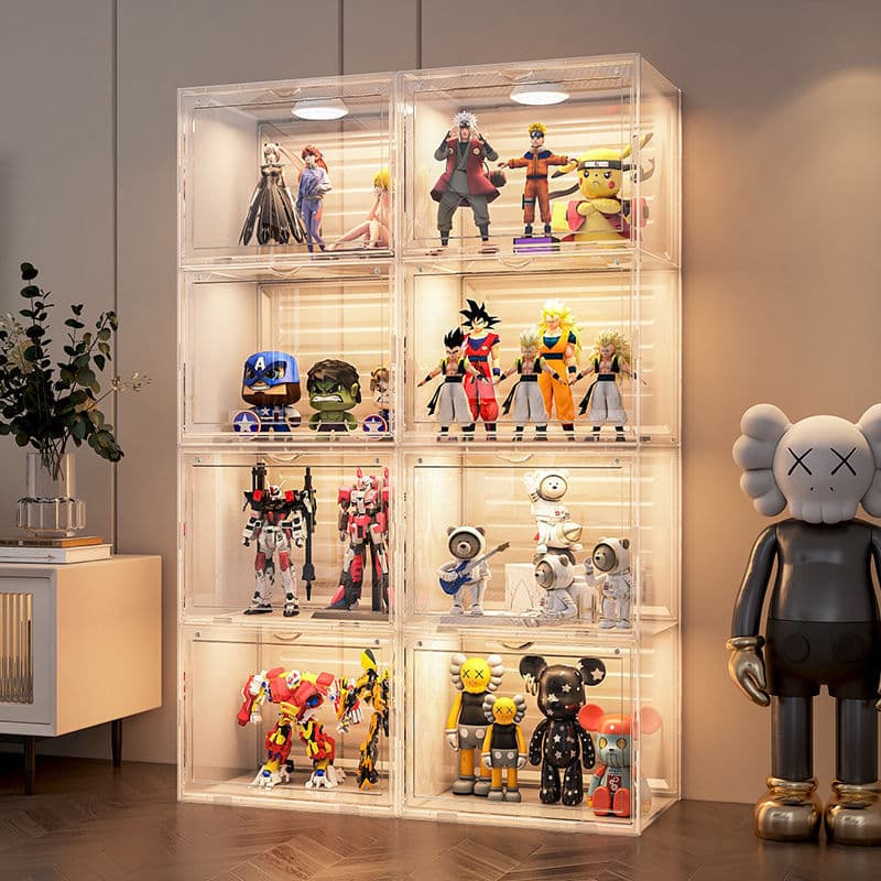フィギュアケース 大型 積み重ね式透明コレクションケース
