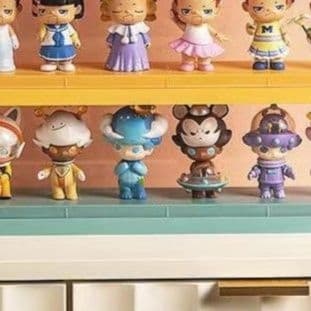 フィギュアケース 小型 透明アクリル三段式卓上収納展示ボックス