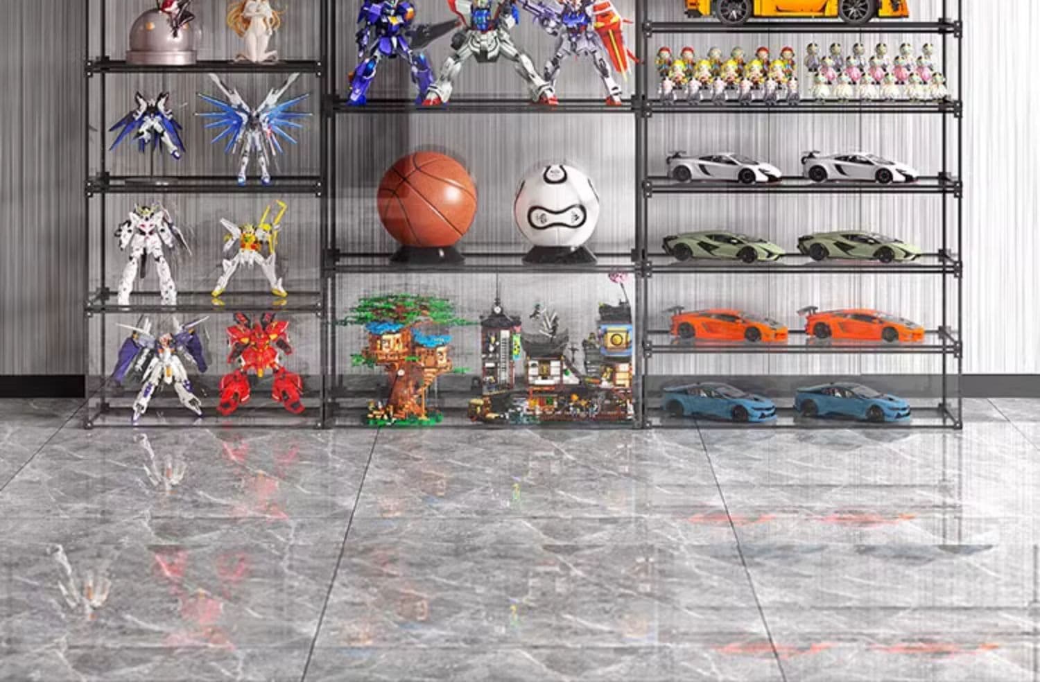 フィギュアケース 多段式コレクション陳列棚