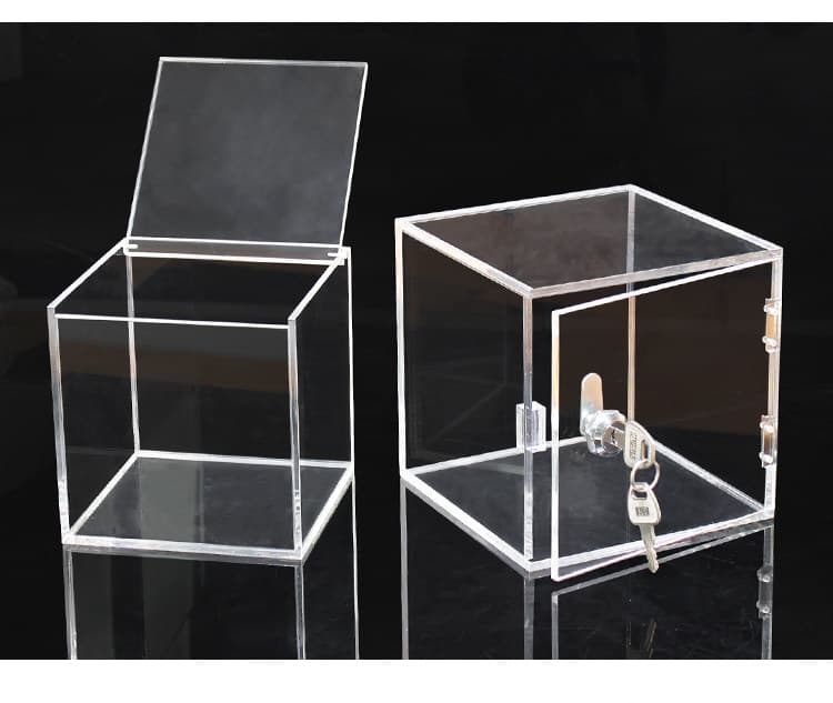 フィギュアケース 鍵付き透明アクリル小型展示ケース