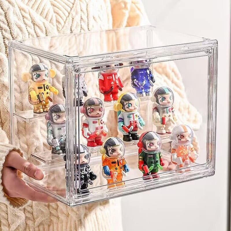 フィギュアケース 積み重ね可能な透明人形ケース