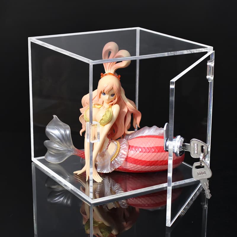 フィギュアケース 鍵付き透明アクリル小型展示ケース