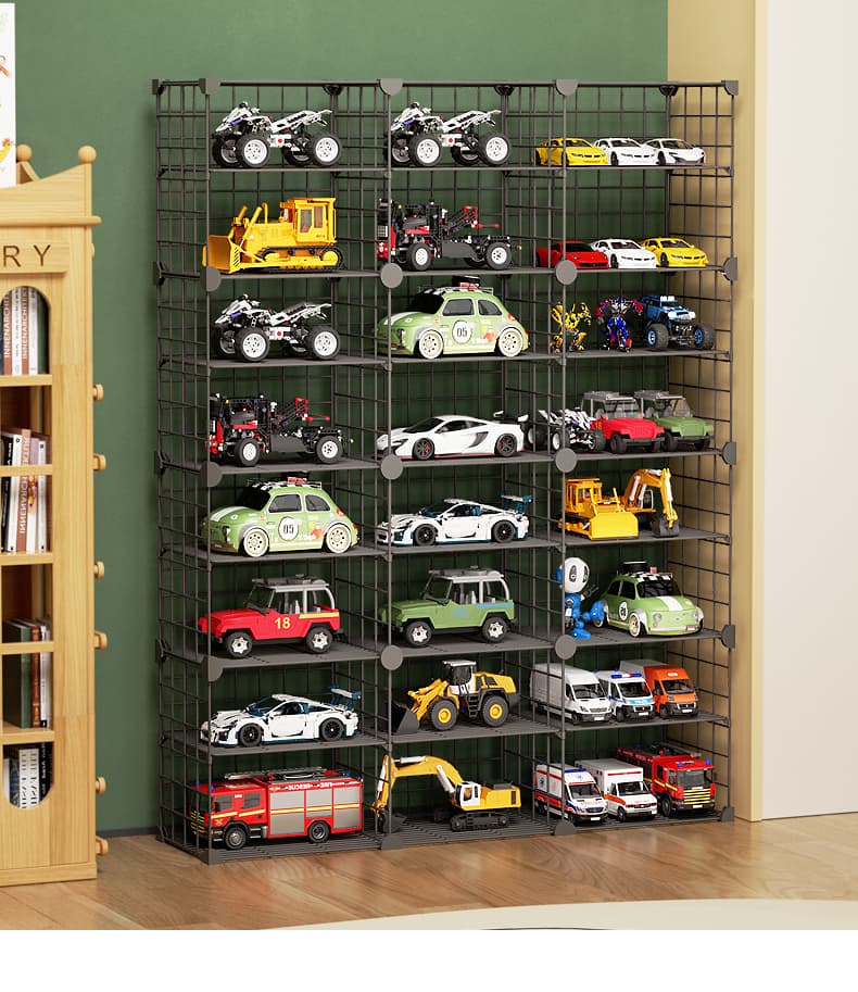 フィギュアケース 大型 多段式ミニカーコレクション展示ラック