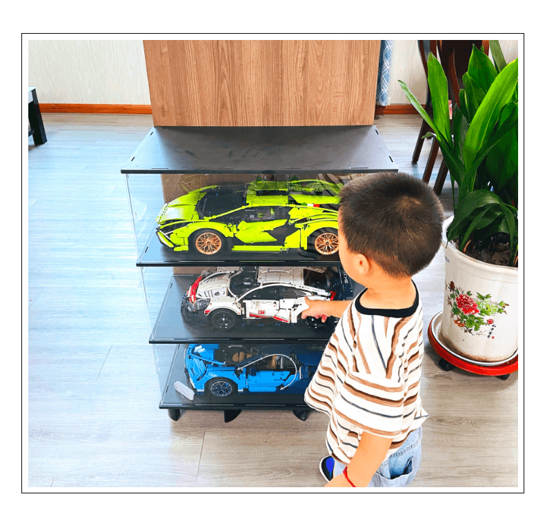 フィギュアケース 大型 高級透明コレクションケース 多層式