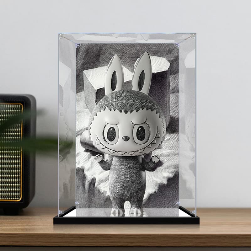 フィギュアケース 幻想うさぎ 透明保護ケース