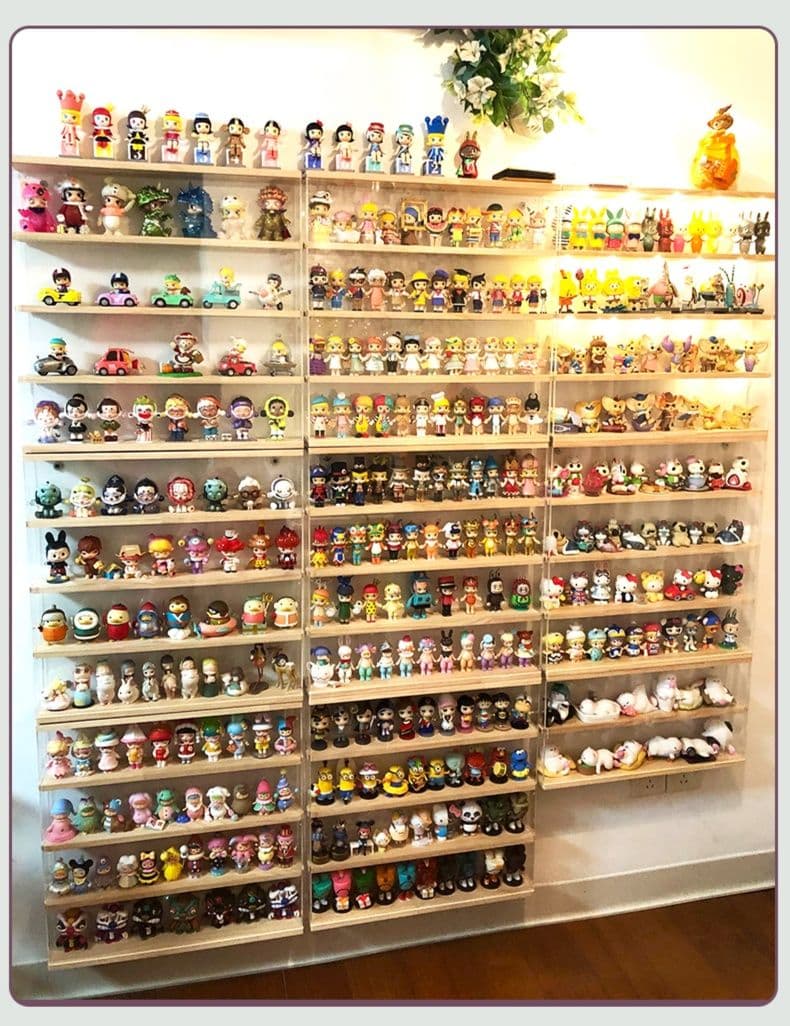 フィギュアケース 大型 フィギュアケース 壁掛け可能コレクションディスプレイキャビネット