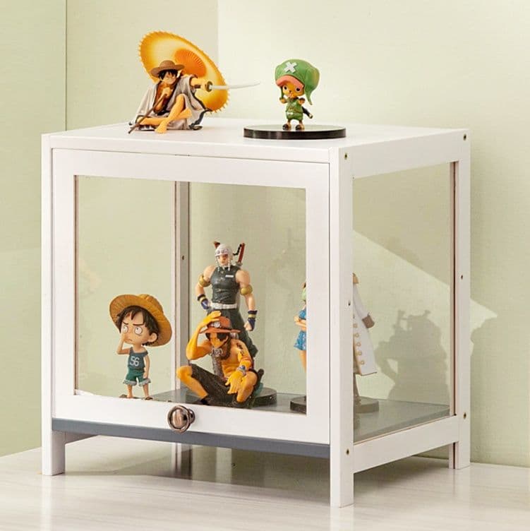 フィギュアケース 大型 ライト付きコレクションショーケース
