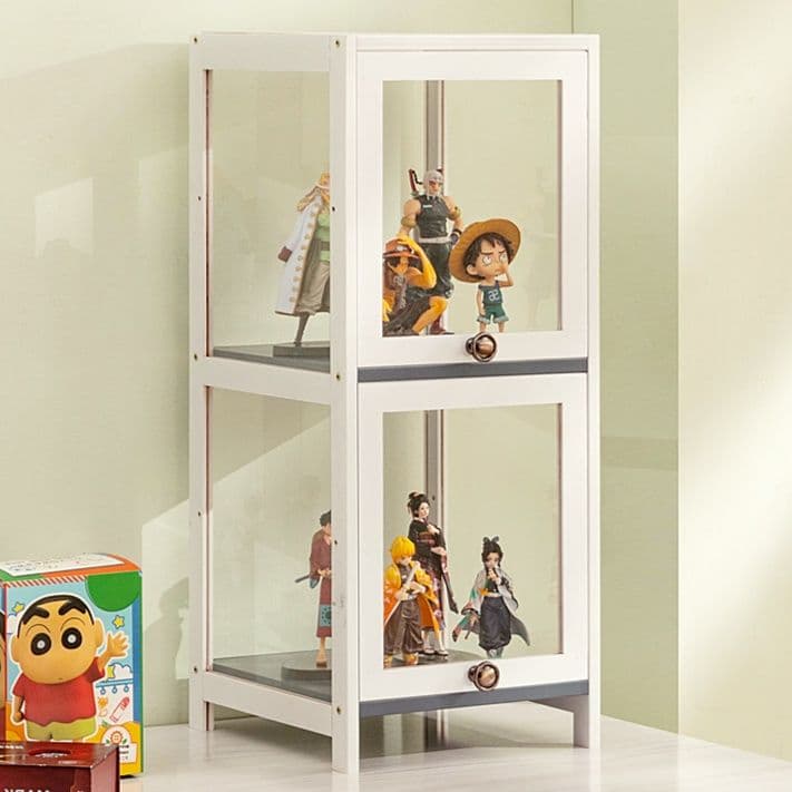 フィギュアケース 大型 ライト付きコレクションショーケース