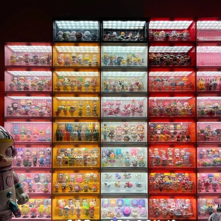 フィギュアケース 大型 コレクション輝く多段式棚