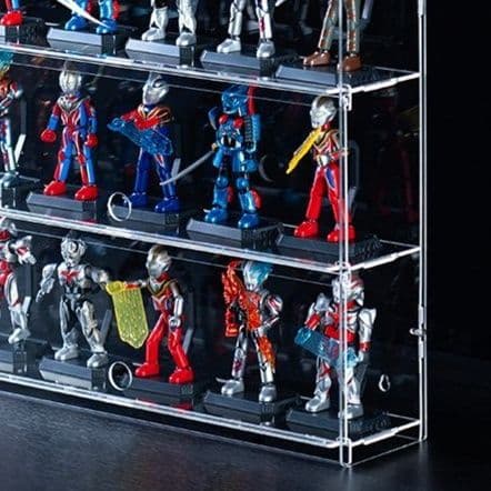 フィギュアケース 小型 透明多段フィギュアケース収納棚