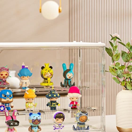 フィギュアケース 小型 コレクションケース 多段式 フィギュア収納