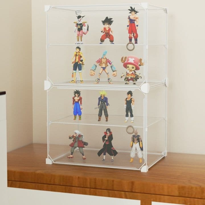 フィギュアケース 小型 アニメフィギュア収納ケース 積み重ね可能