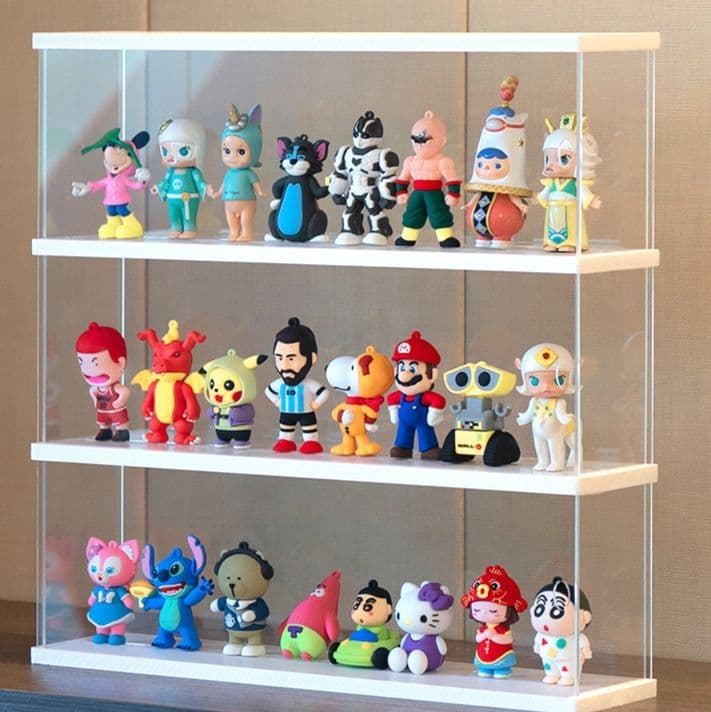 フィギュアケース 小型 コレクションの宝箱 透明フィギュア棚