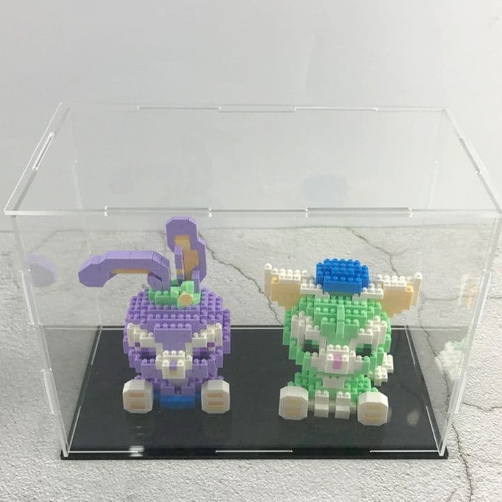 フィギュアケース 小型 ブロック作品用 コレクションケース 小型