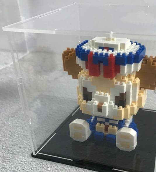 フィギュアケース 小型 ブロック作品用 コレクションケース 小型