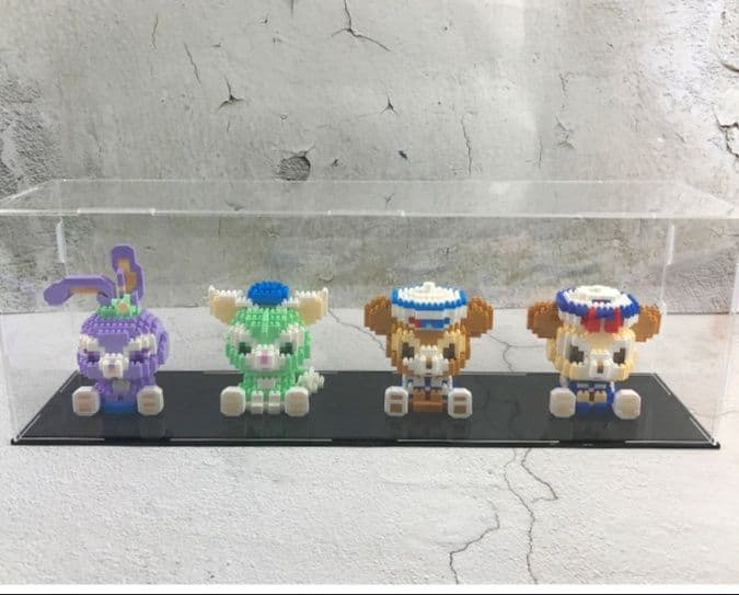 フィギュアケース 小型 ブロック作品用 コレクションケース 小型