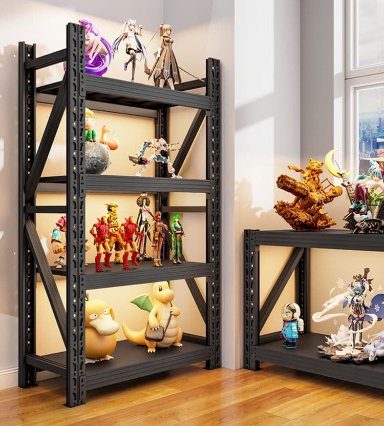 フィギュアケース 大型 頑丈な多段展示棚