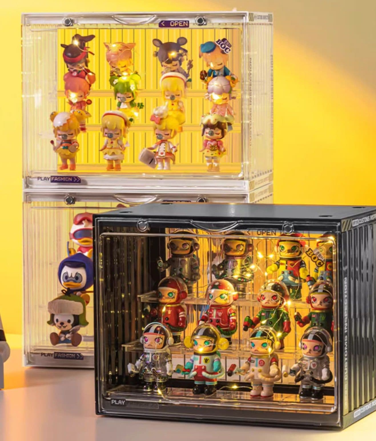 フィギュアケース 小型 コレクションケース 透明展示収納ボックス