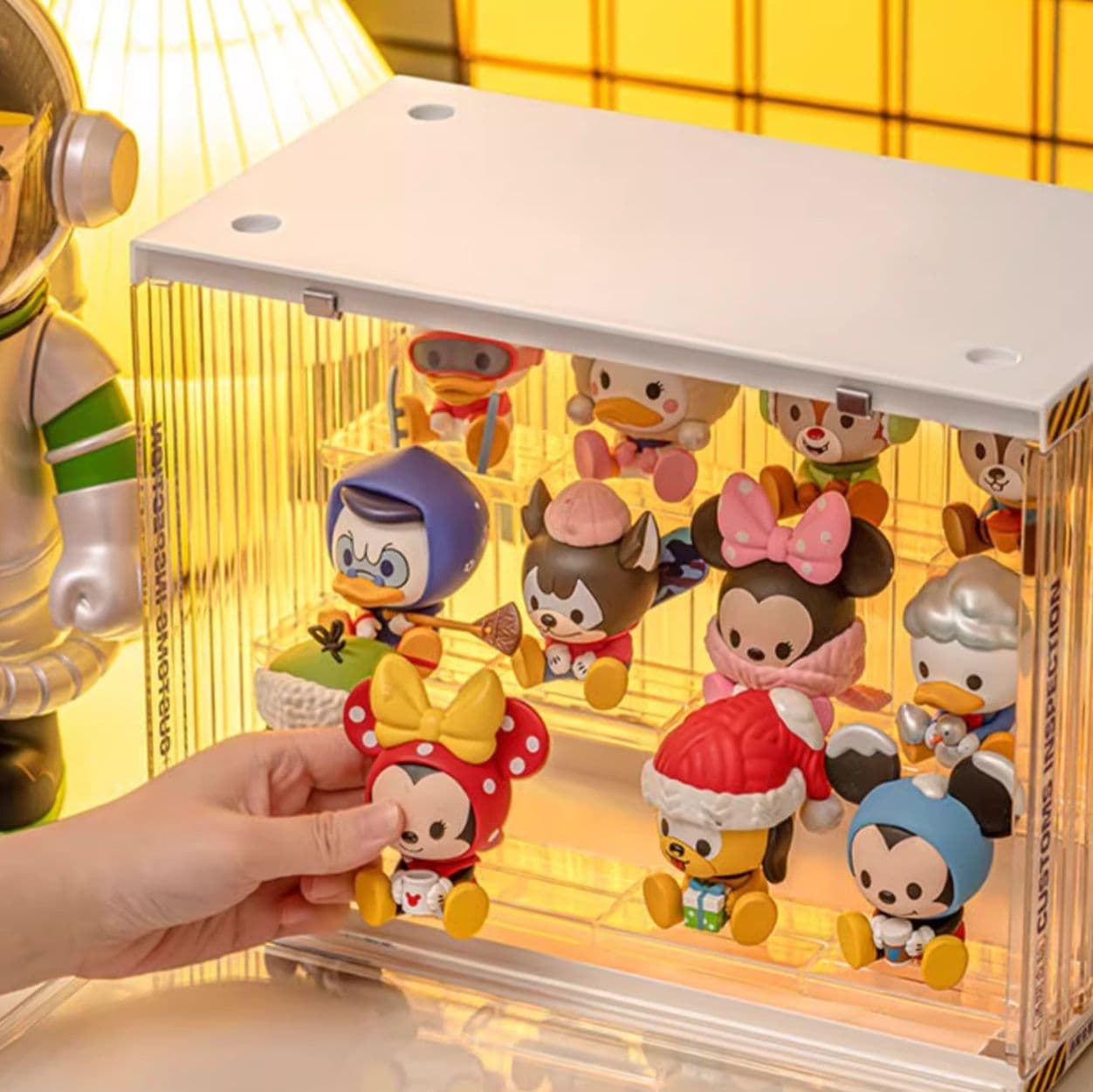 フィギュアケース 小型 コレクションケース 透明展示収納ボックス