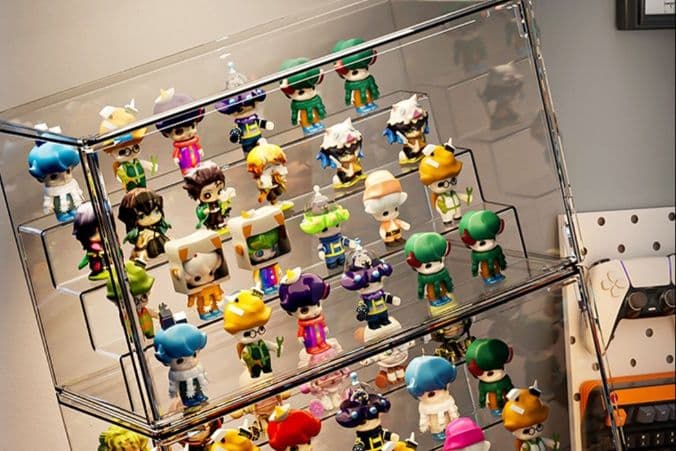 フィギュアケース 小型 クリスタルビュー フィギュアコレクションケース