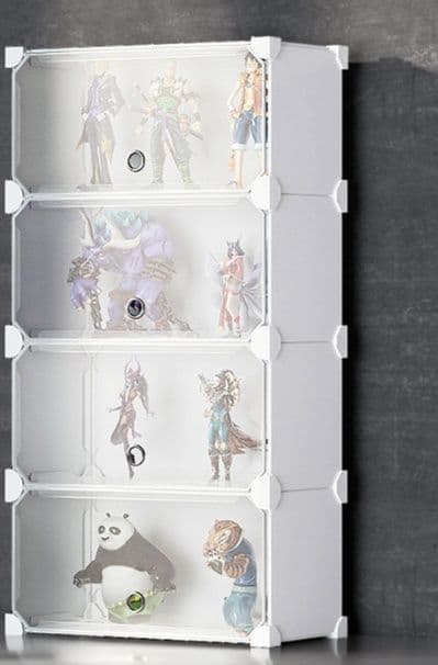 フィギュアケース 小型 組み立て式透明コレクションボックス
