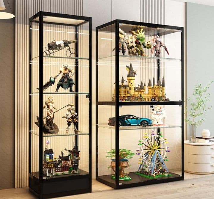 フィギュアケース 大型 コレクションを彩る高級感のある大型展示棚
