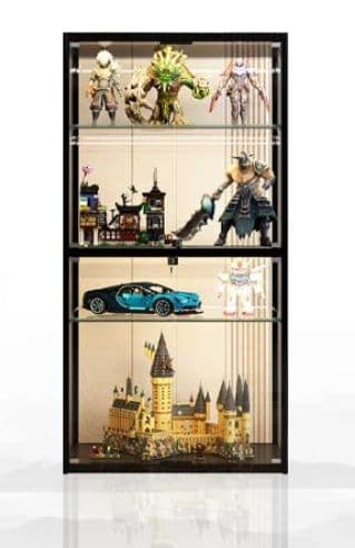 フィギュアケース 大型 コレクションを彩る高級感のある大型展示棚