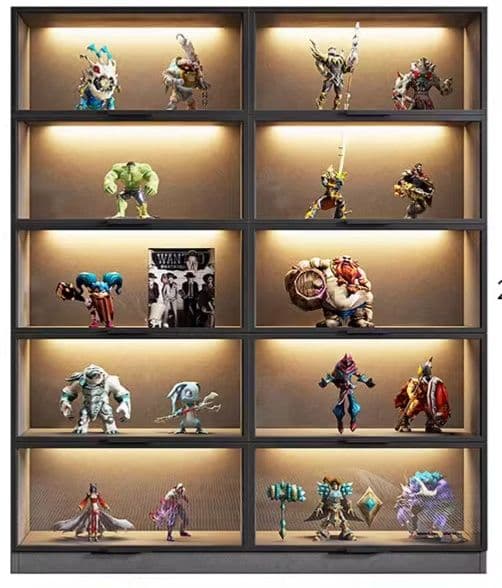 フィギュアケース 大型 光輝コレクション 壁面大型フィギュアケース
