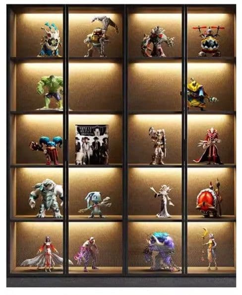 フィギュアケース 大型 光輝コレクション 壁面大型フィギュアケース