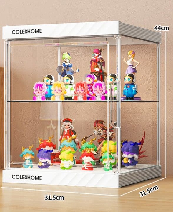 フィギュアケース 大型 高級透明リモコン付き展示ケース