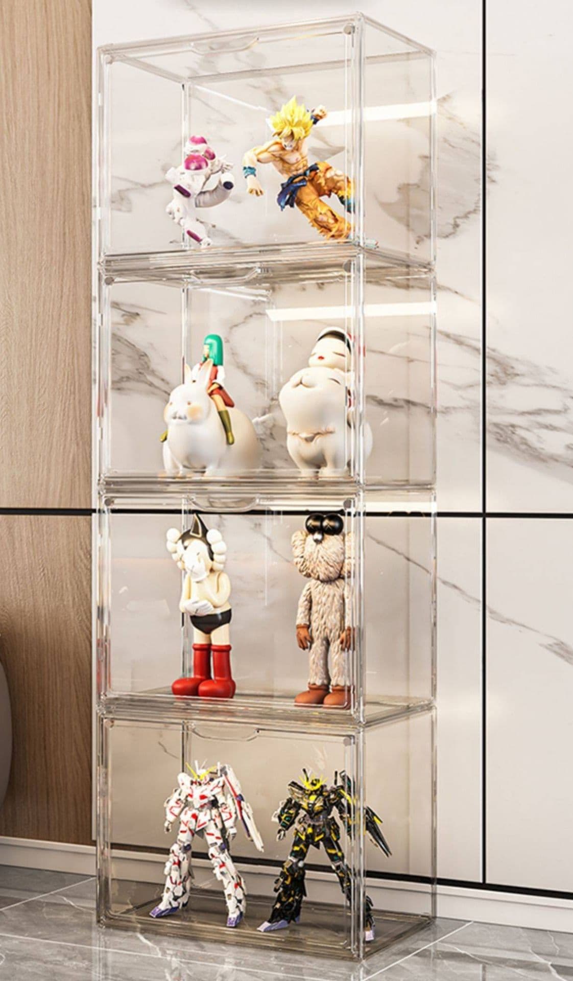 フィギュアケース 大型 積み重ね自在コレクション展示棚