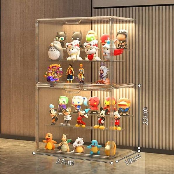 フィギュアケース 大型 積み重ね自在コレクション展示棚